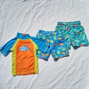Baby Boys Swimwear Bundle Size 12-18mo